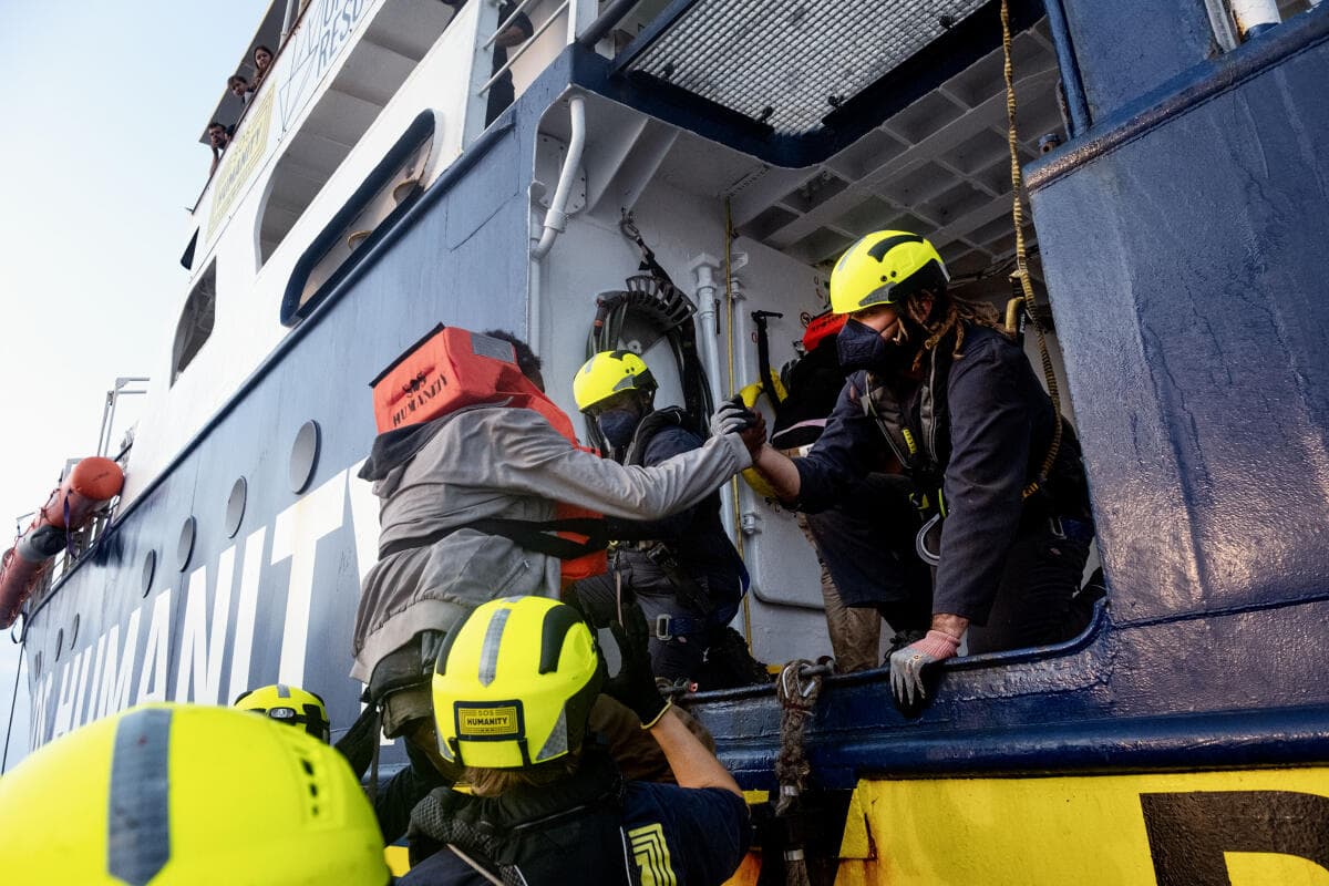 person rescued Humanity 1